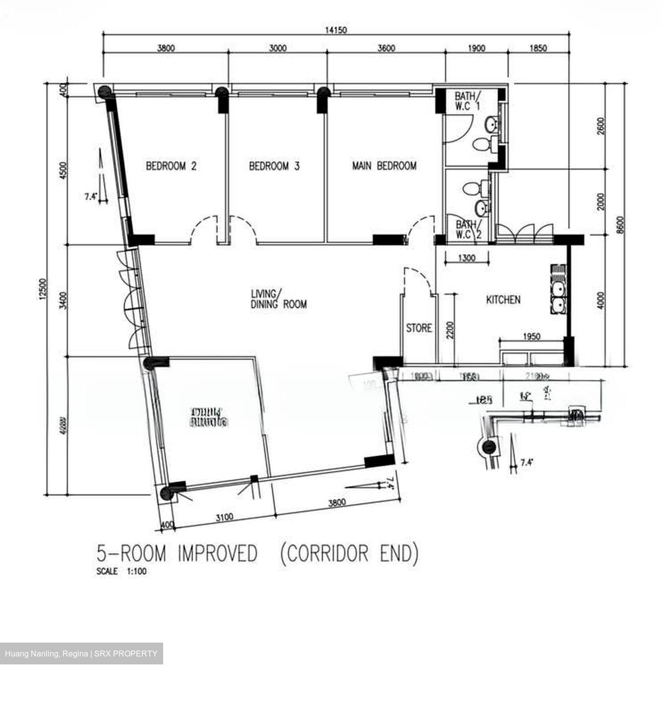 Blk 648 Jalan Tenaga (Bedok), HDB 5 Rooms #571728001